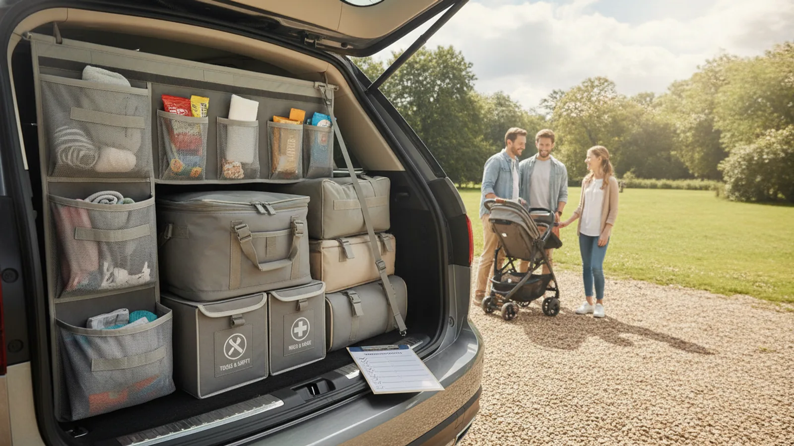 A Practical Boot Organisation Setup For Family Travel Checklist For First Time Readers cover image